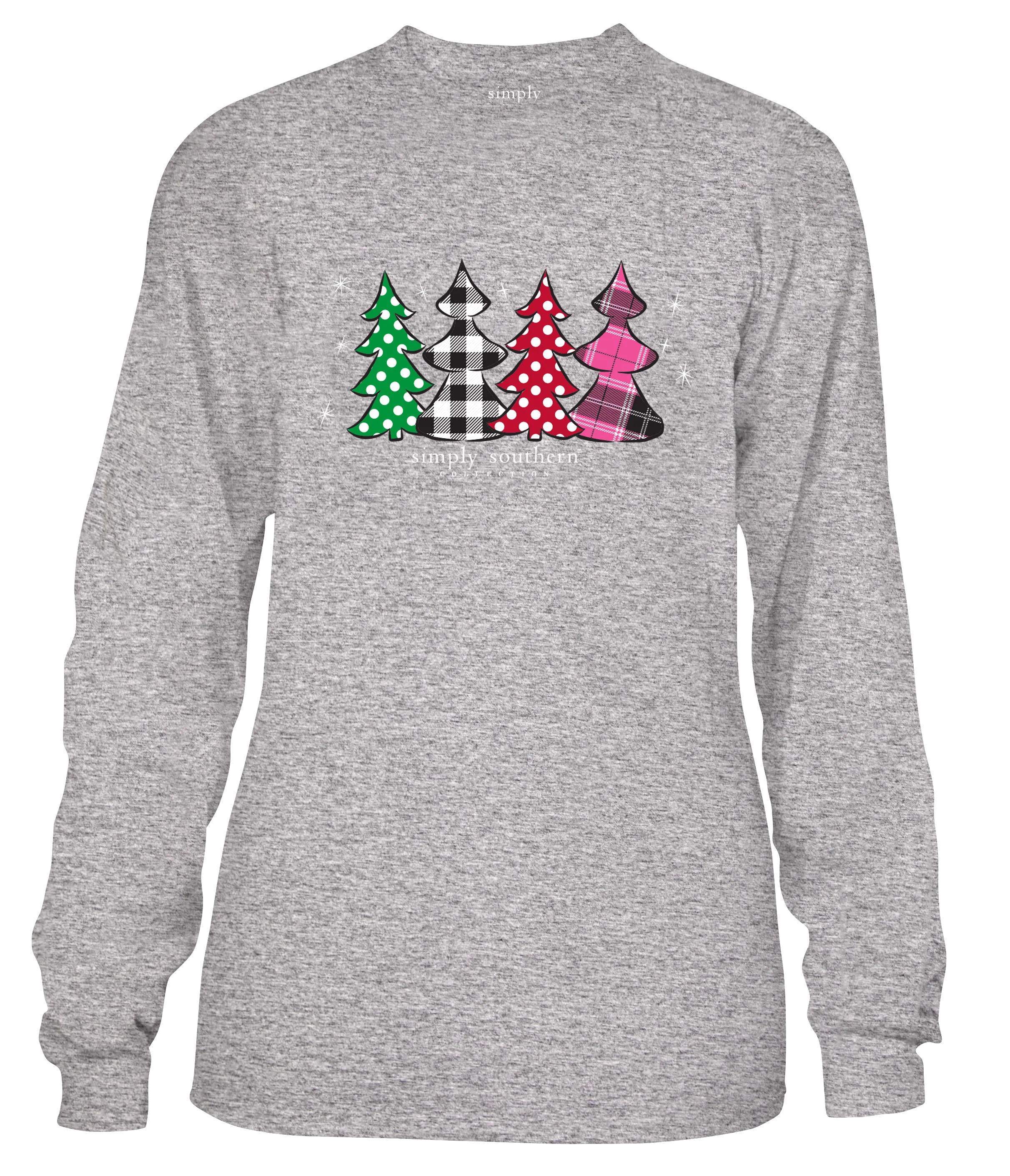 Youth 'Messy & Bright' Christmas Long Sleeve Tee by Simply Southern