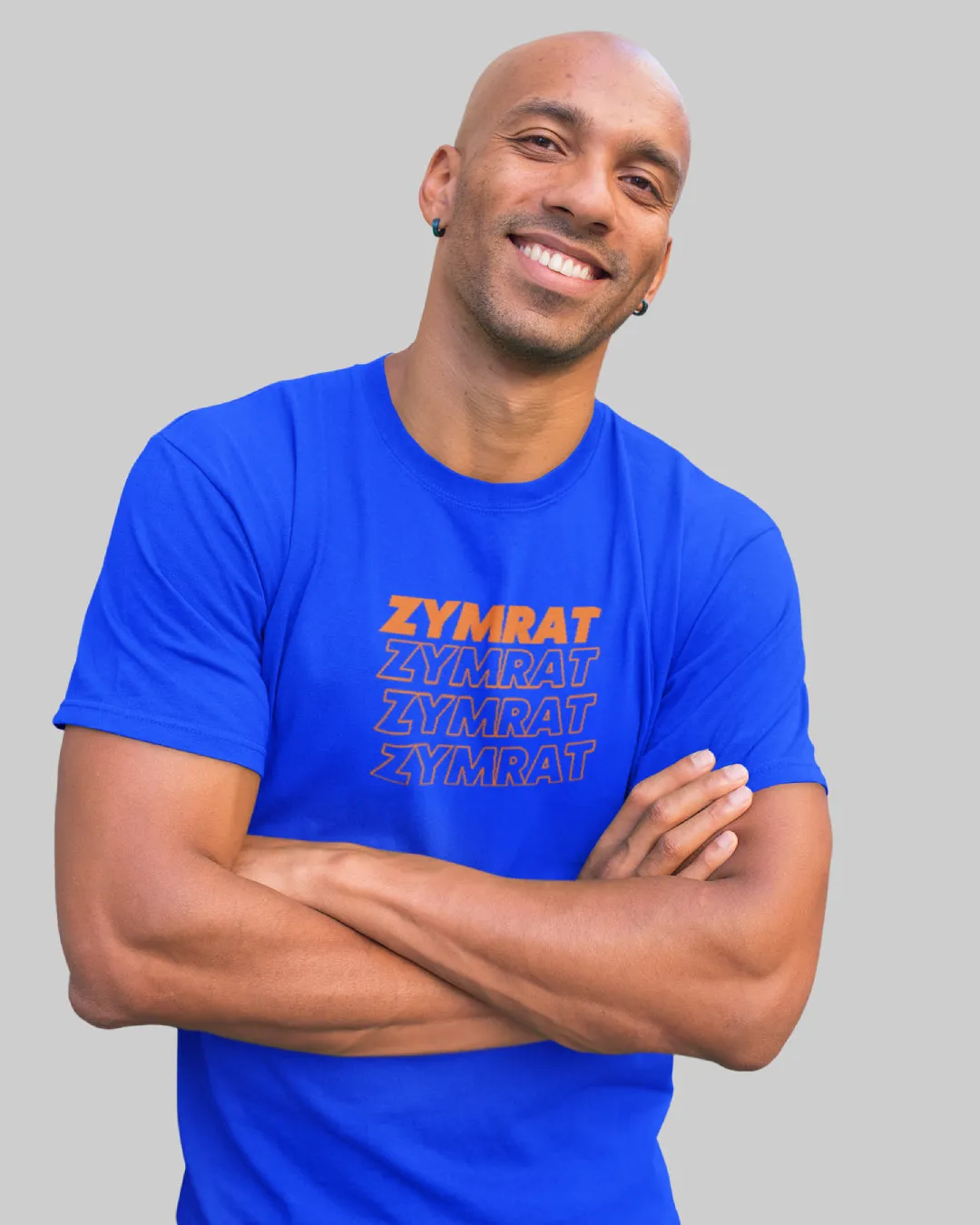 Zymrat X 4 Blue Cotton Tee